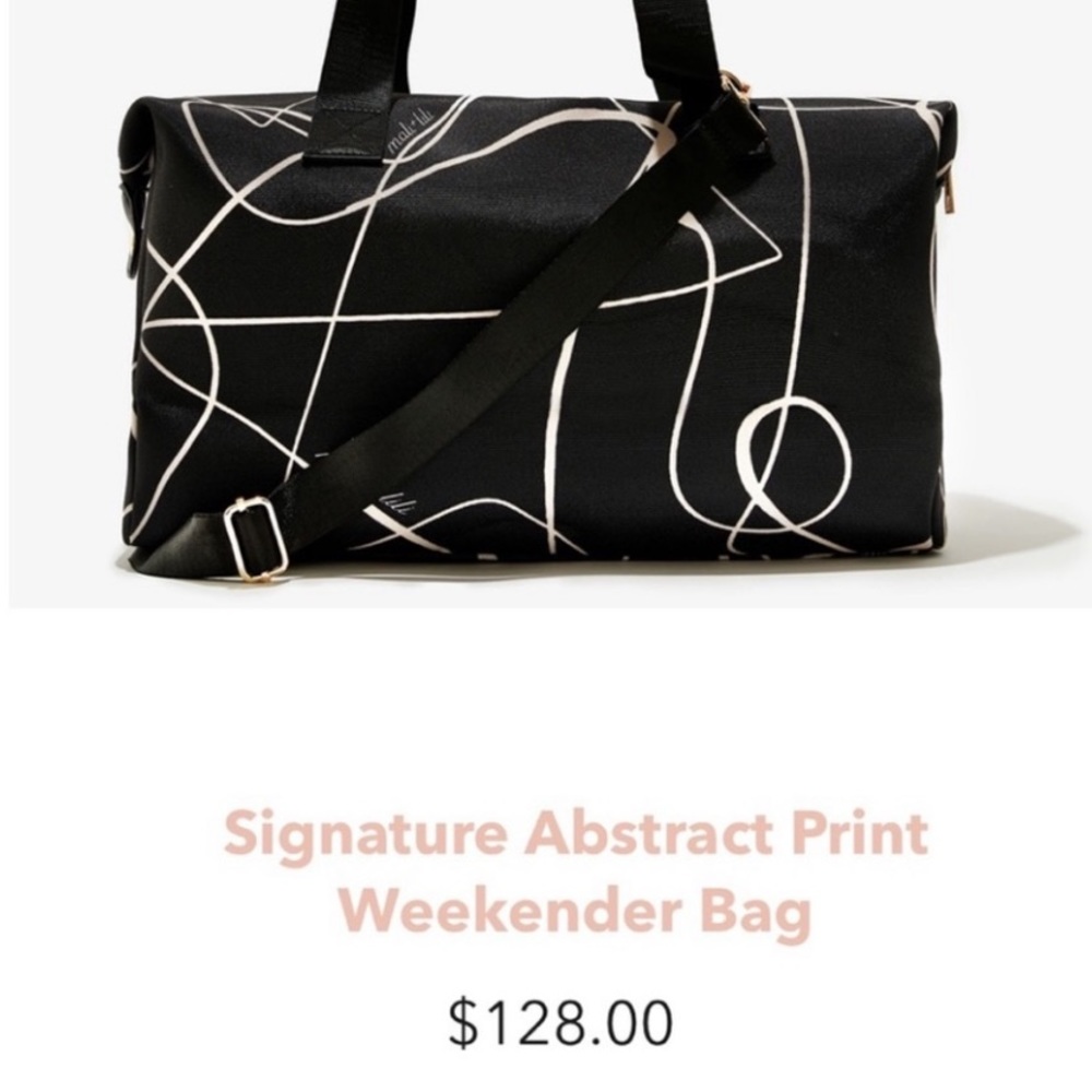 *SALE* New Mali + Lili Weekender Abstract Bag NWT